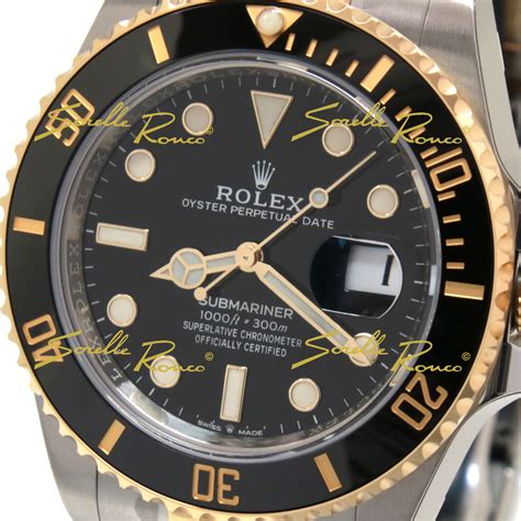 rolex submariner oro giallo quadrante nero|rolex subacqueo.